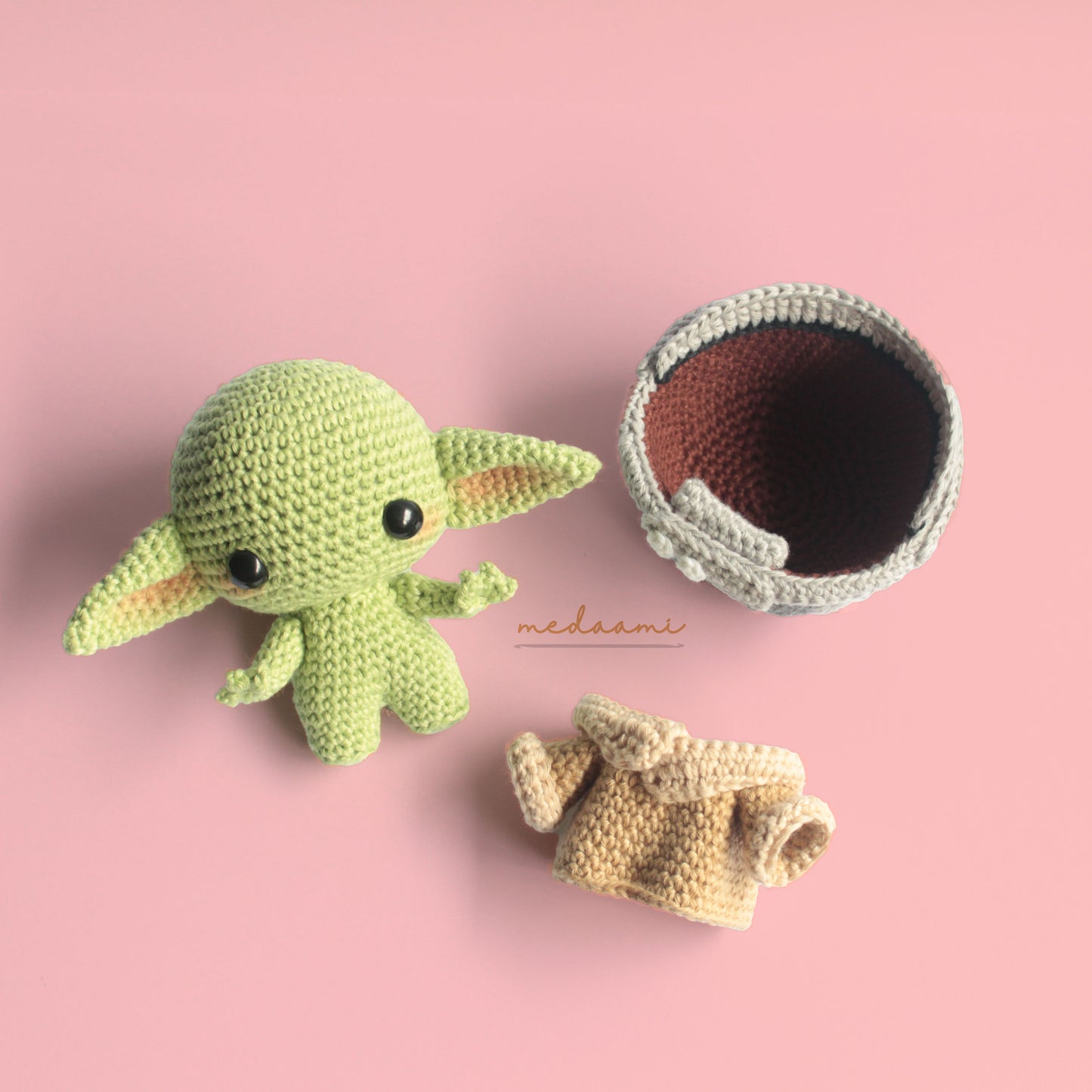 Baby Yoda / Grogu with Pod Amigurumi Pattern
