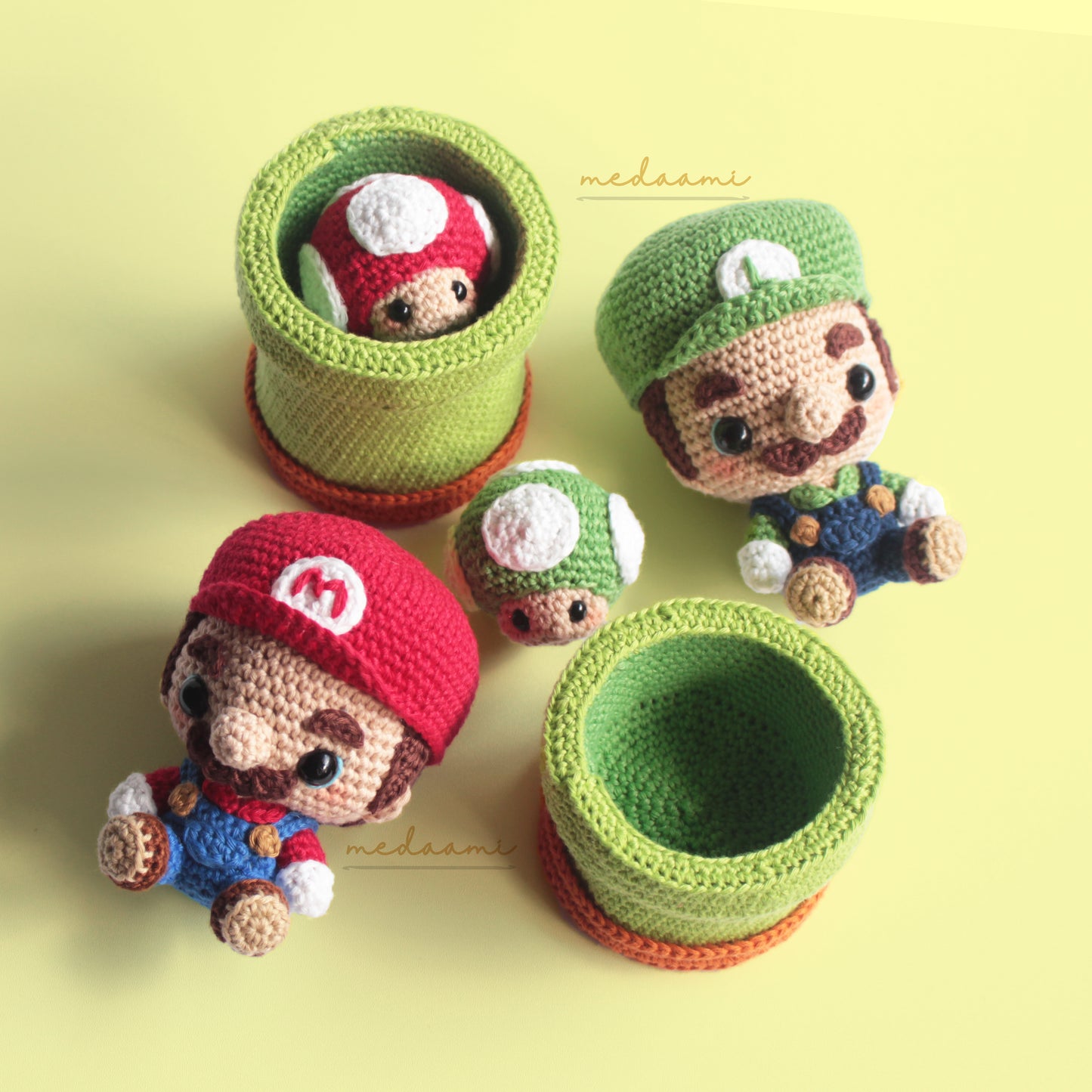 Mario & Luigi Amigurumi Pattern