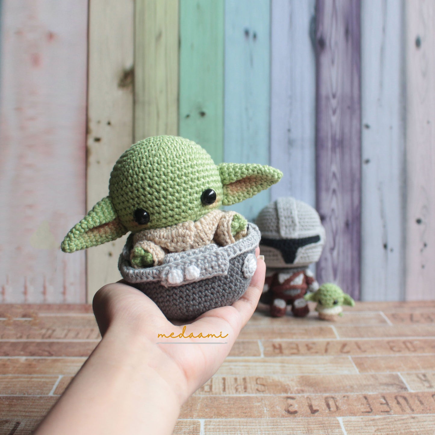 Baby Yoda / Grogu with Pod Amigurumi Pattern