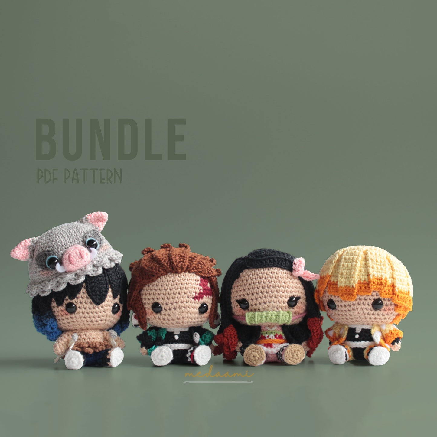 BUNDLE | Demon Slayer Amigurumi Patterns