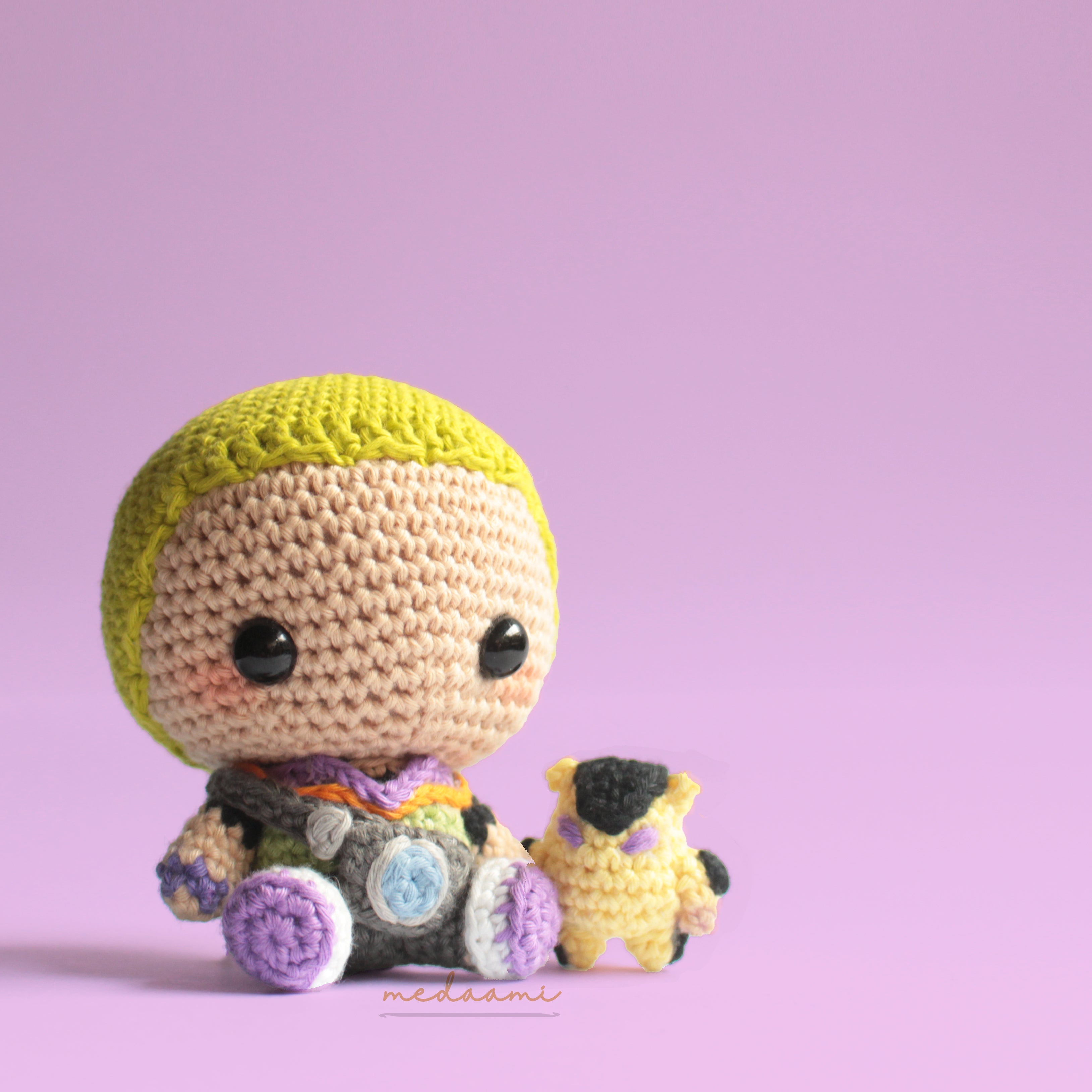 Gekko Valorant Amigurumi Crochet Doll Pattern Medaami Patterns