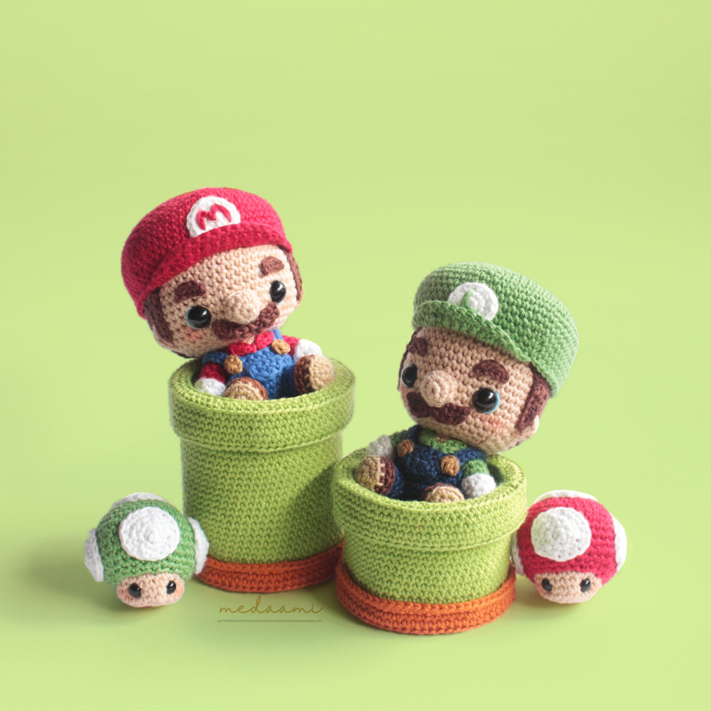 Mario & Luigi Amigurumi Pattern