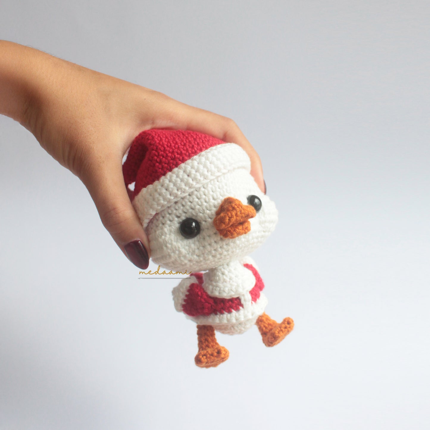 Christmas Santa Duck Amigurumi