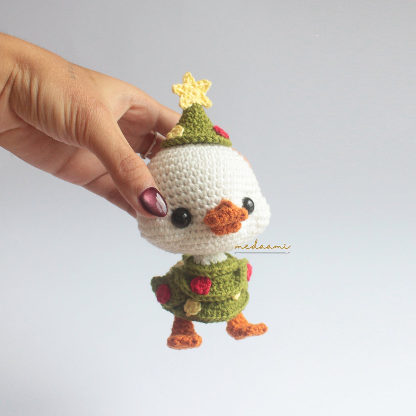 Christmas Tree Duck Amigurumi