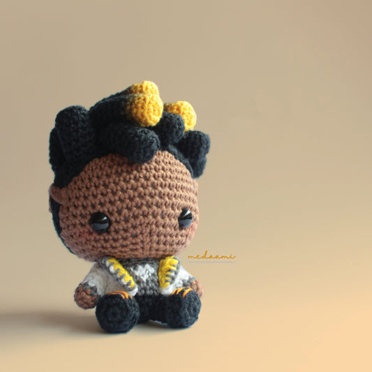 Phoenix Valorant Agent Amigurumi Pattern