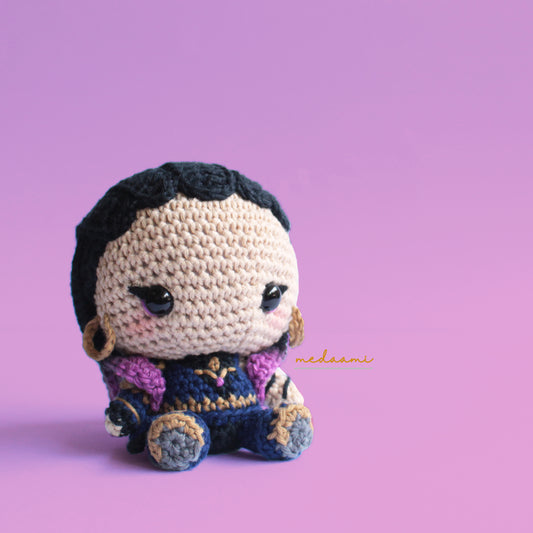 Reyna Valorant Agent Amigurumi Pattern