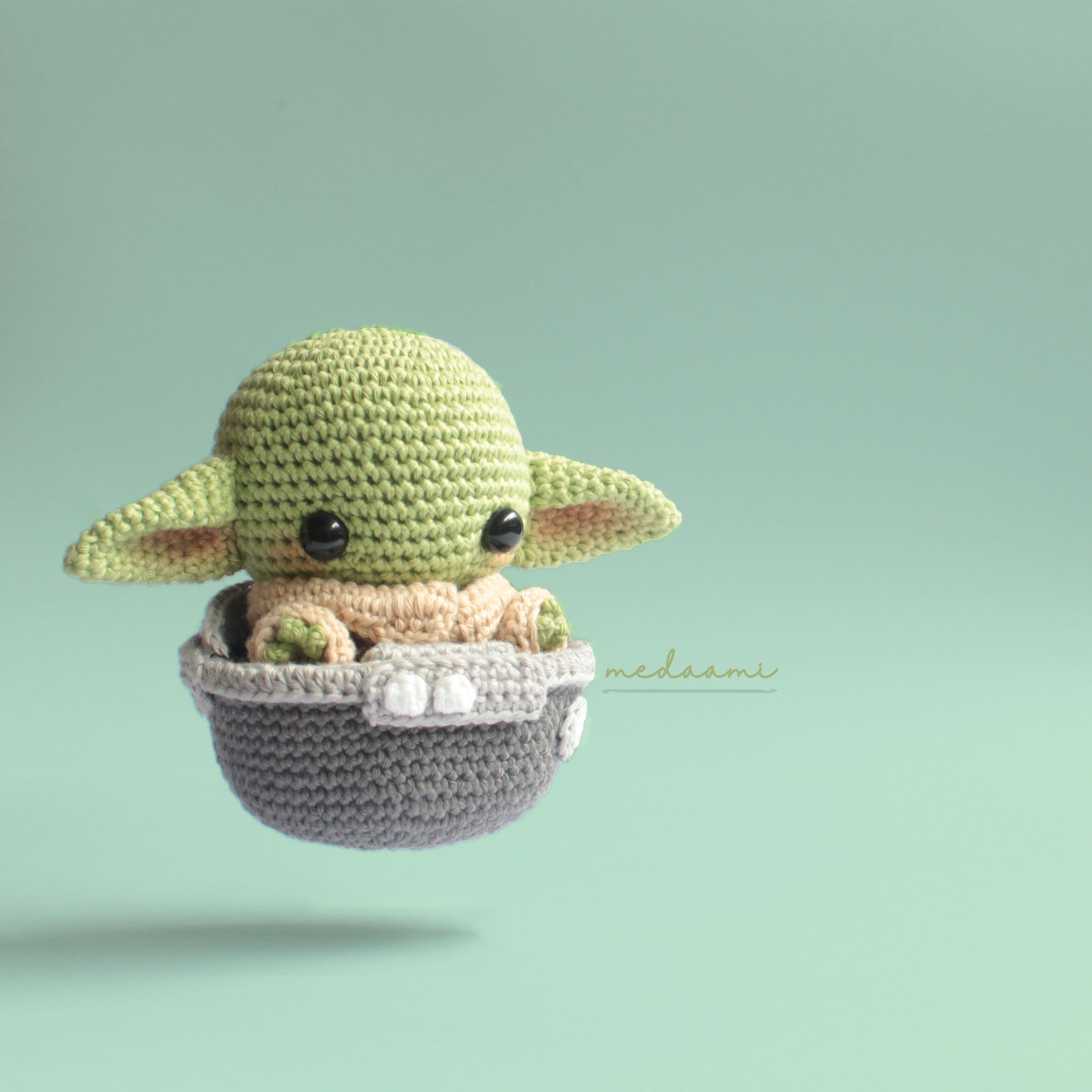 Crocheted baby online Grogu (Baby Yoda)