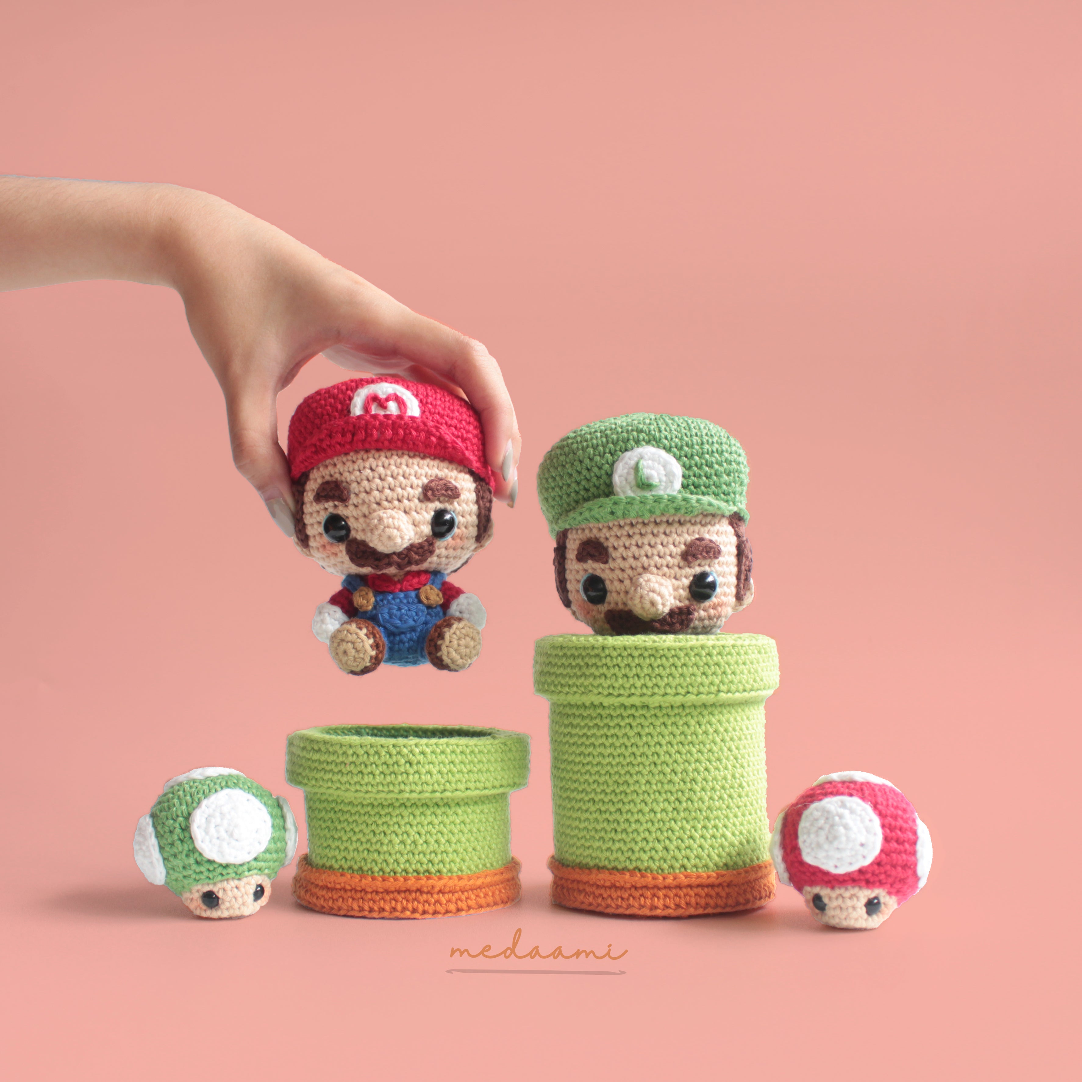 Good Luigi crochetdoll amigurumi