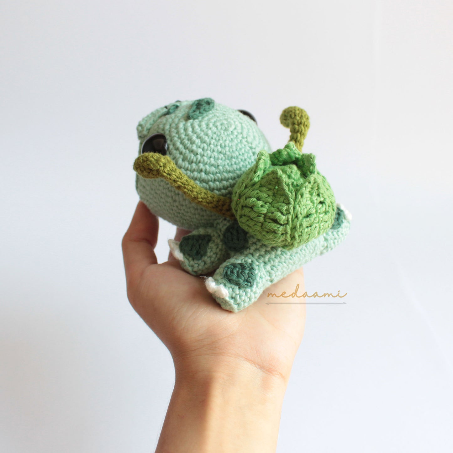 Plant Dino Costume Boy Bulbasaur inspired Amigurumi