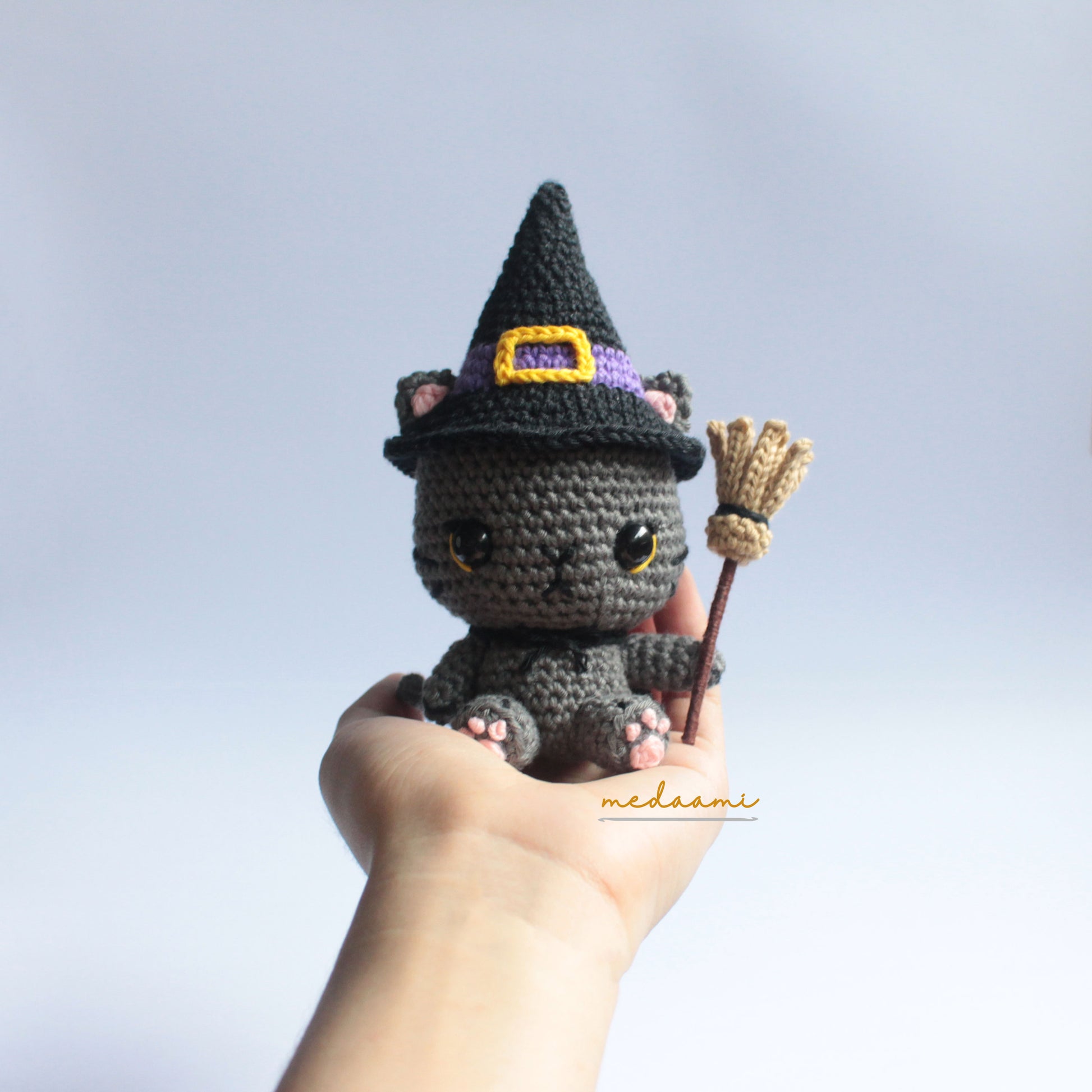 Cat Crochet Witchy Crochet Patterns Halloween Witch Cat Amigurumi