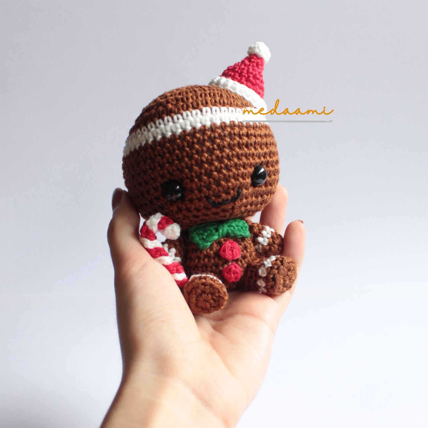 Christmas Gingerbread Man Amigurumi Pattern