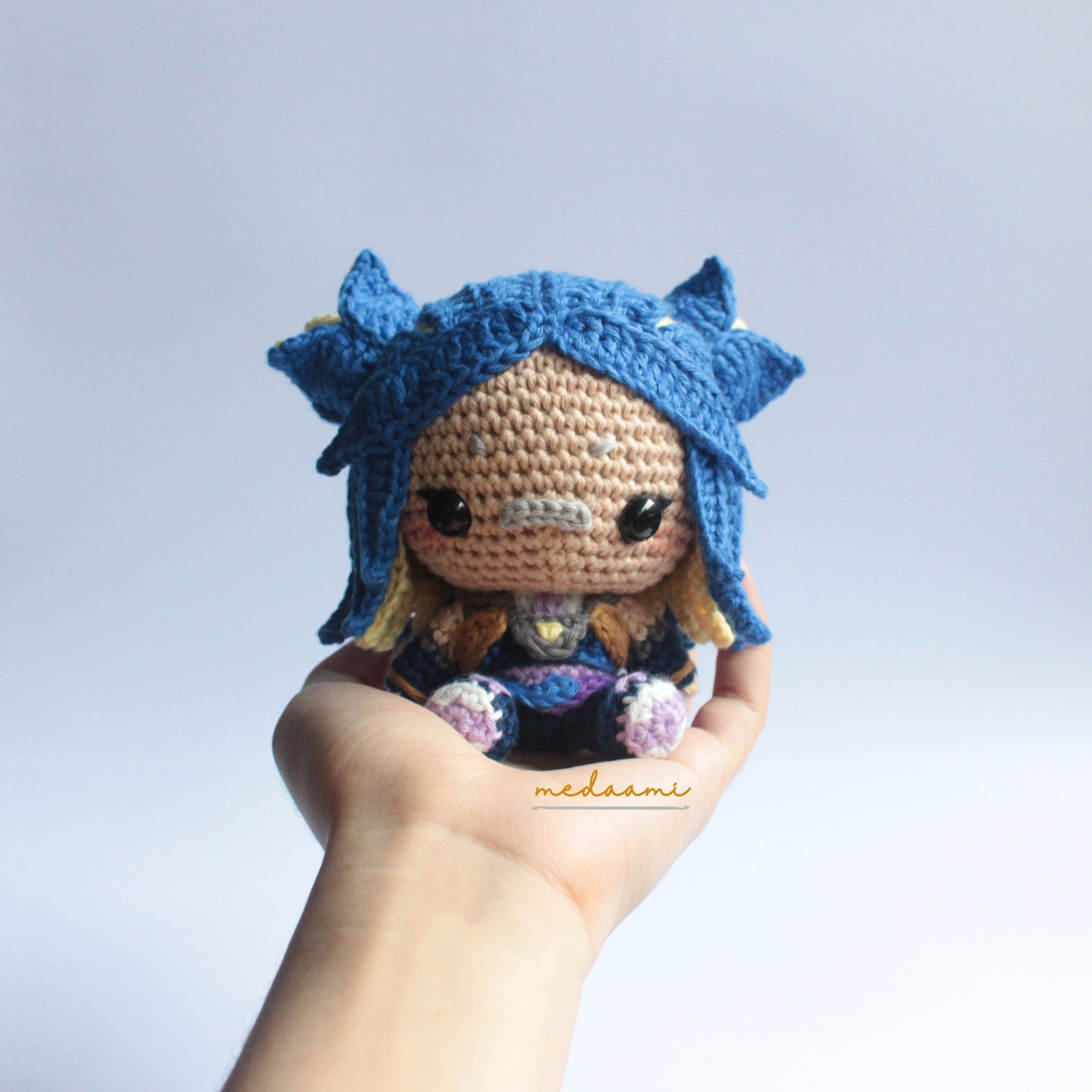 Neon Valorant Agent Amigurumi Pattern