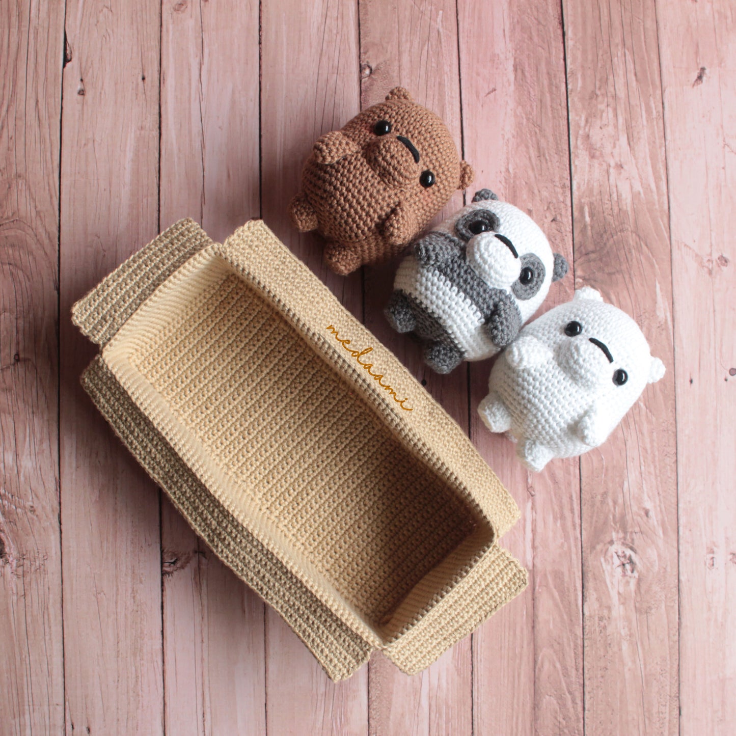 We Bare Bears Amigurumi Pattern