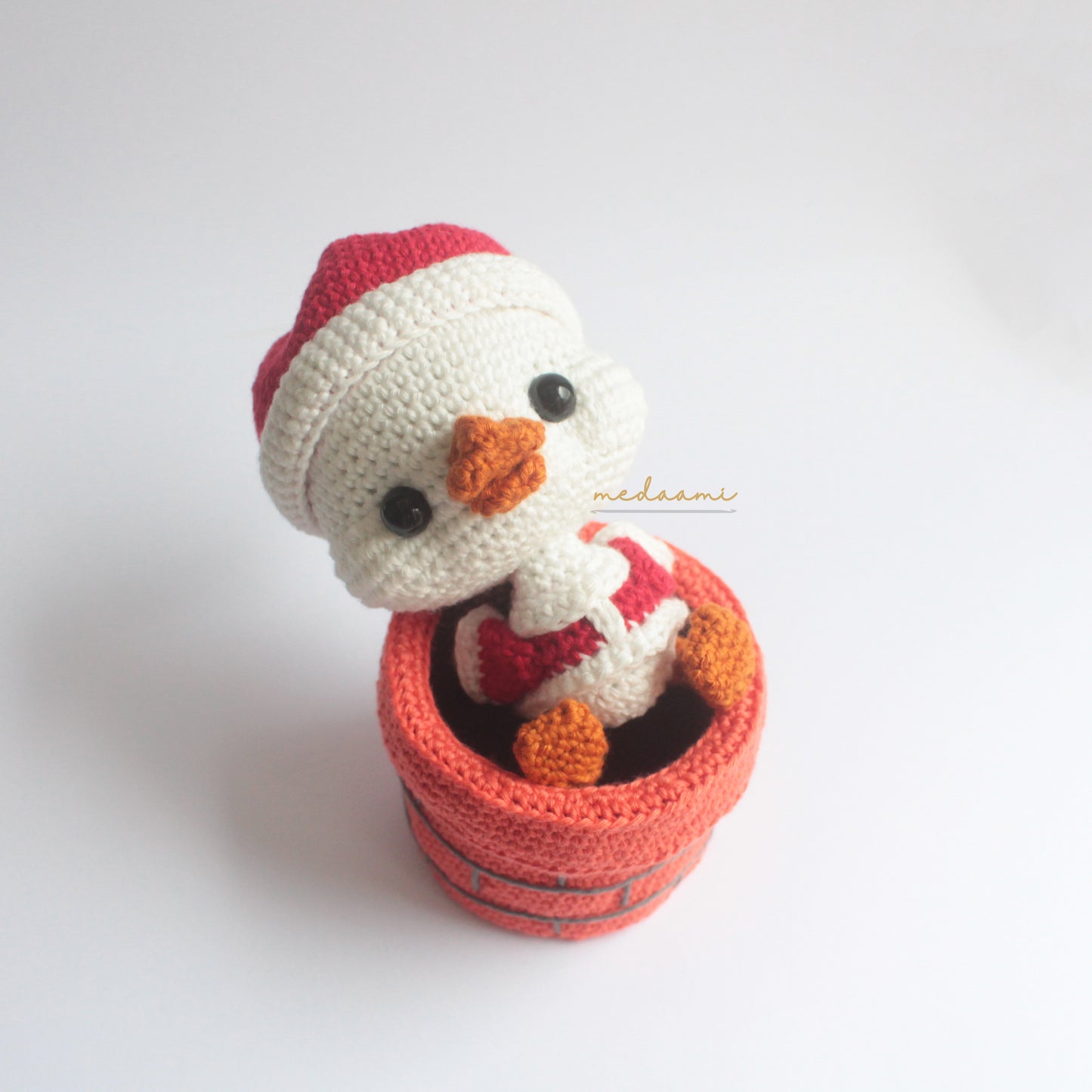 Christmas Santa Duck Amigurumi