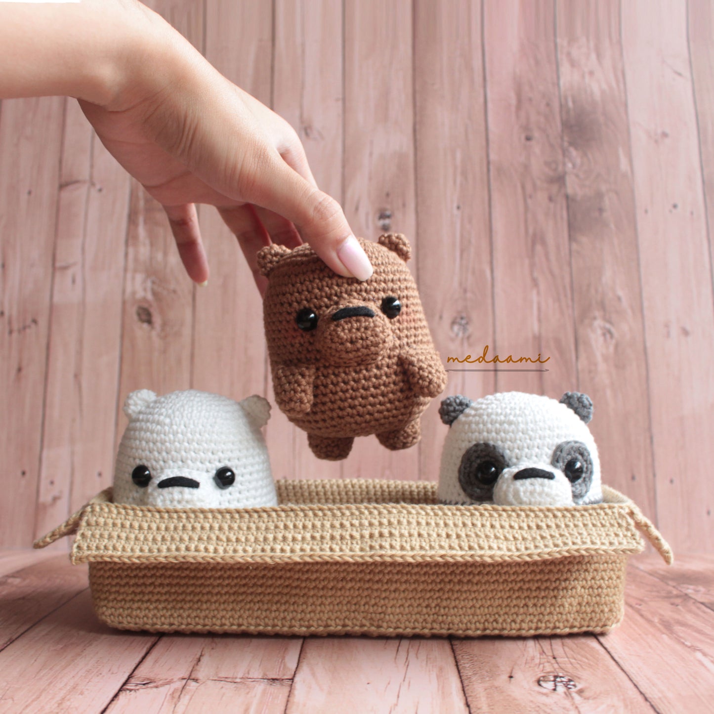 We Bare Bears Amigurumi Pattern