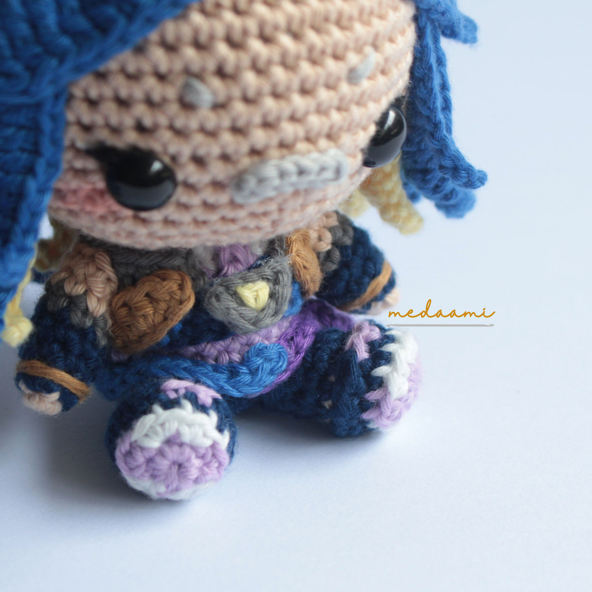 Neon Valorant Agent Amigurumi Crochet Doll Pattern – Medaami Patterns