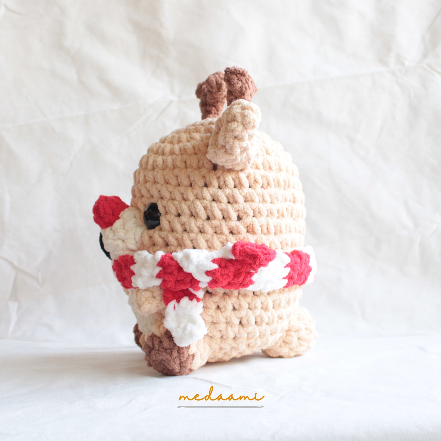 Christmas Chunky Reindeer Amigurumi Pattern