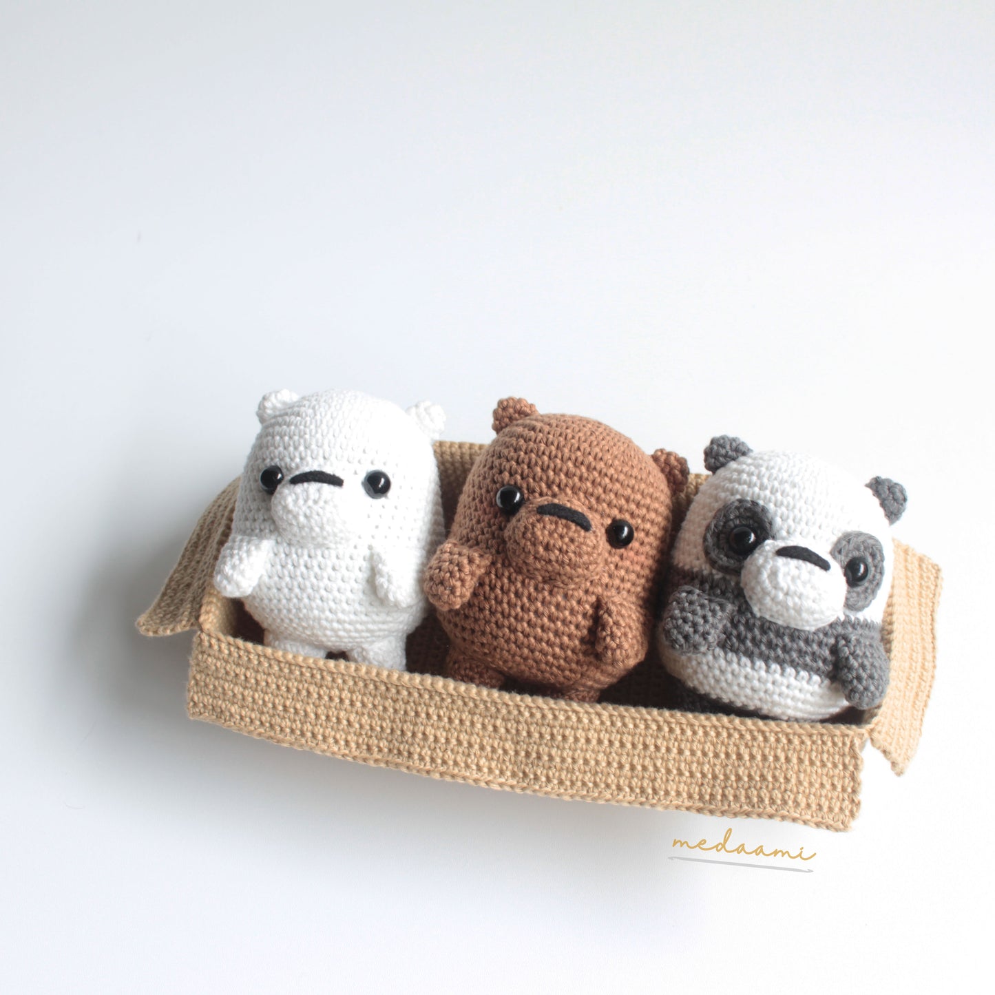 We Bare Bears Amigurumi Pattern