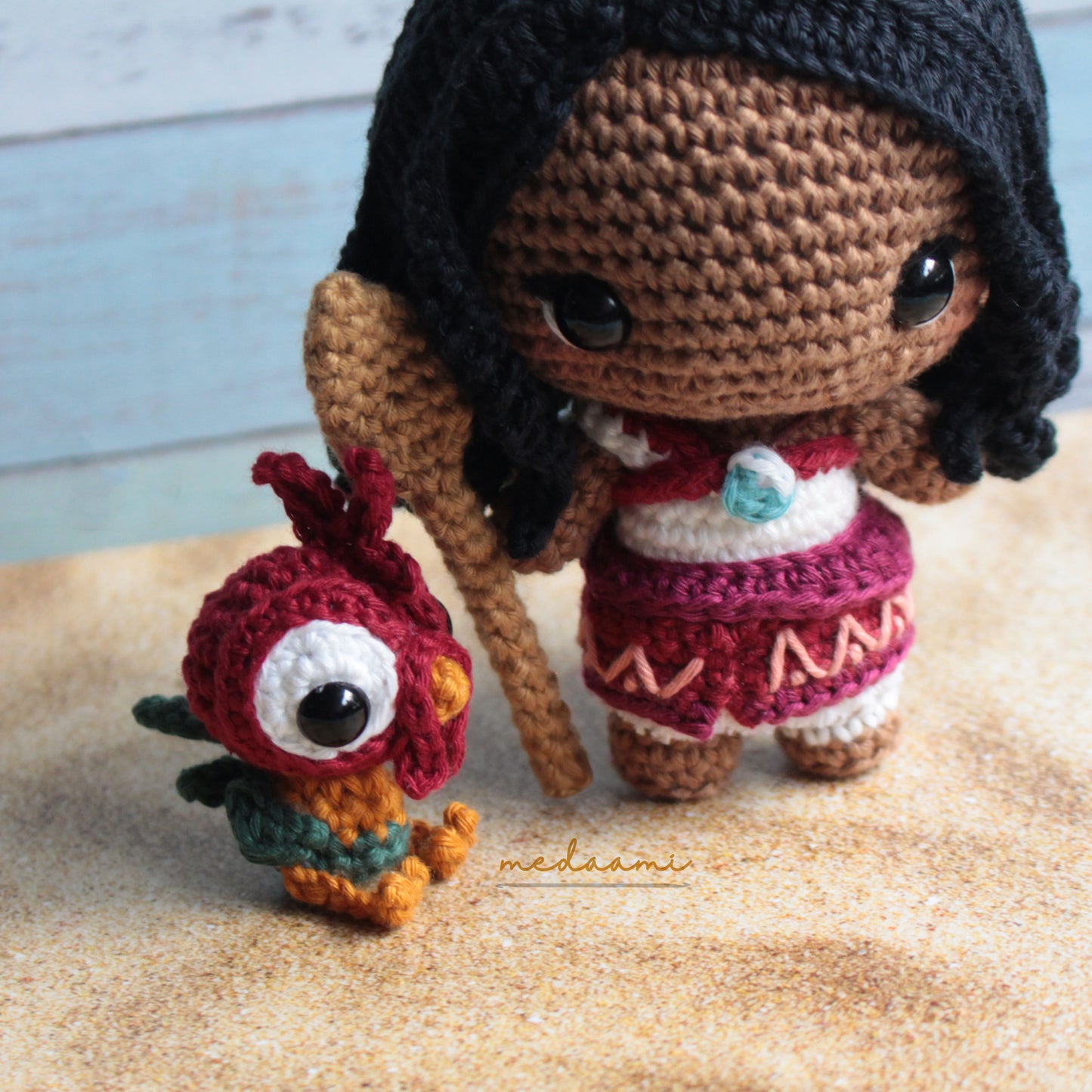 Moana Amigurumi Pattern (Bonus : Simea and Heihei)