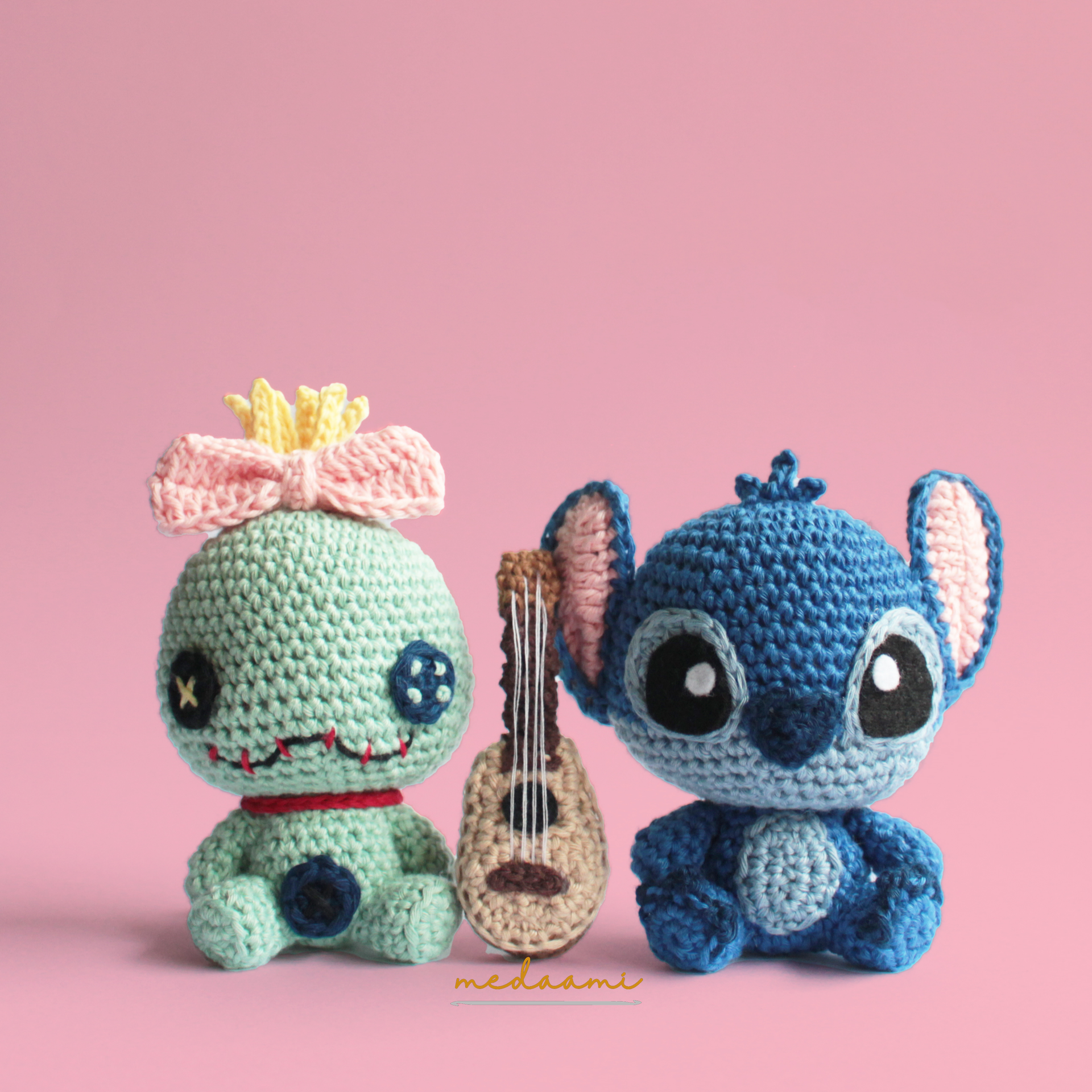 Crochet lilo and stitch doll sales