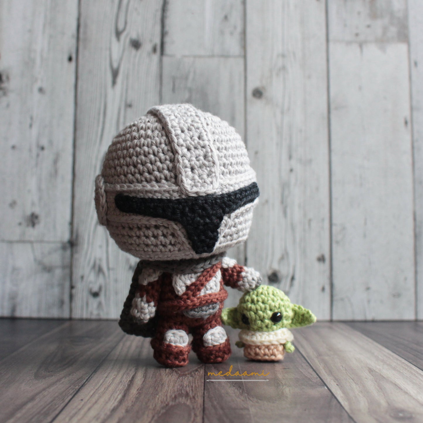 The Mandalorian and Mini Baby Yoda Amigurumi Pattern