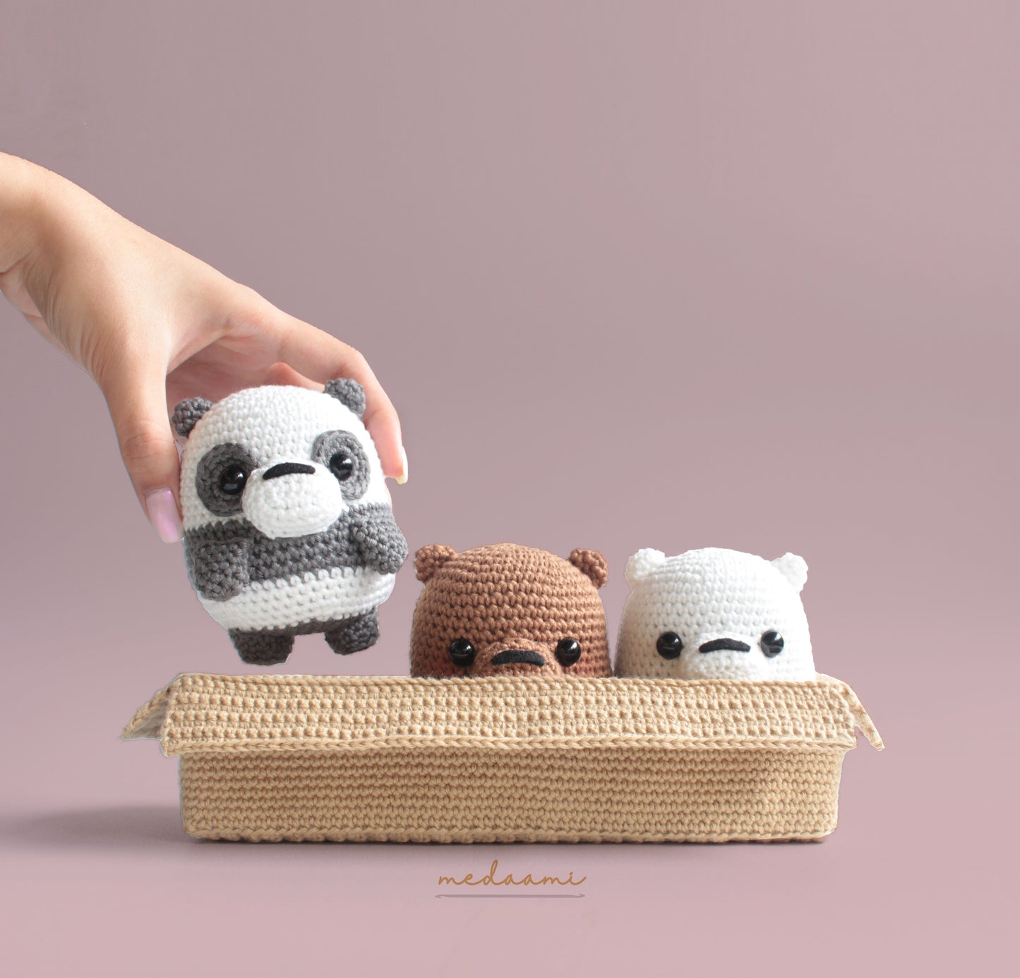 We Bare Bears Amigurumi Pattern