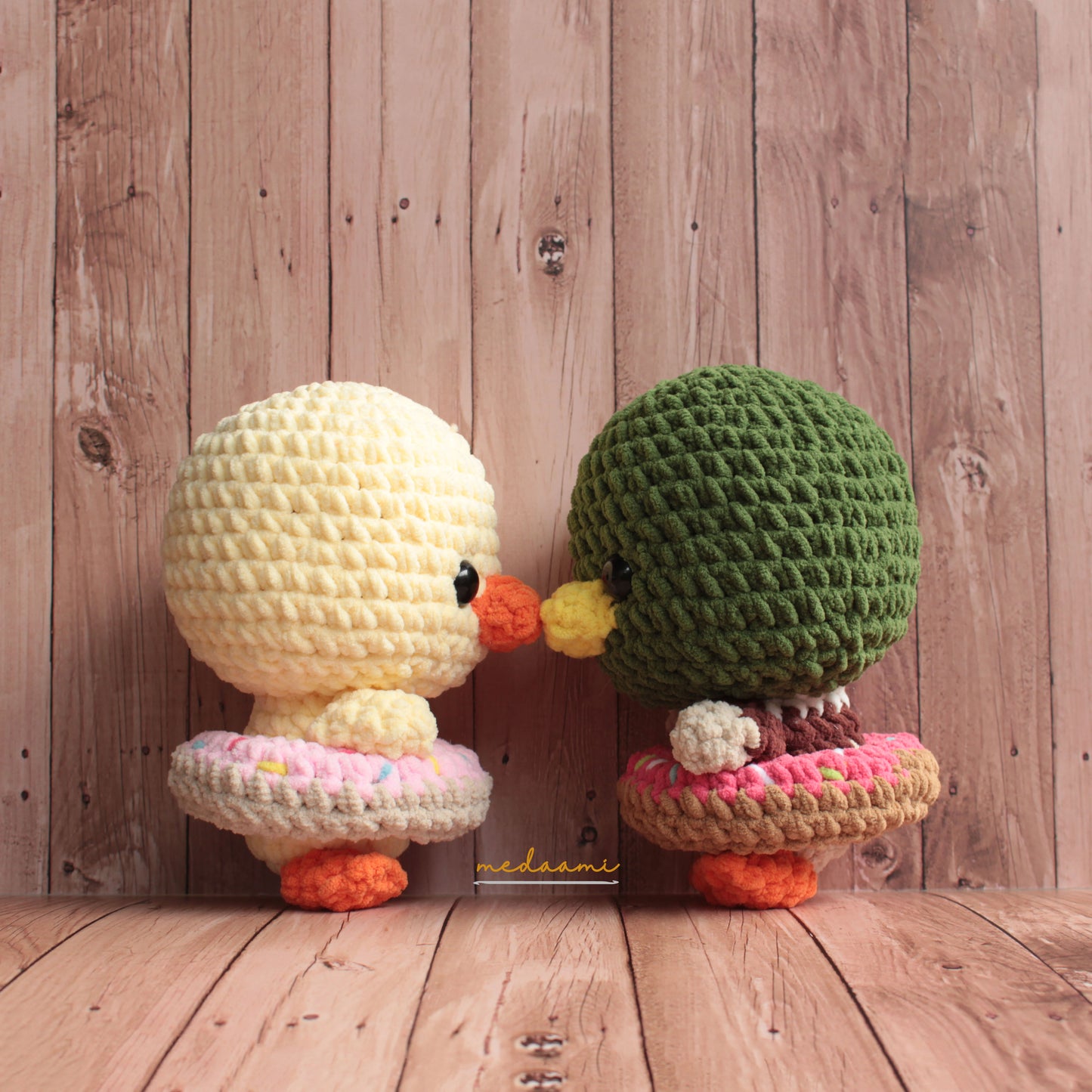 Chunky Ducks in Donuts Amigurumi Pattern