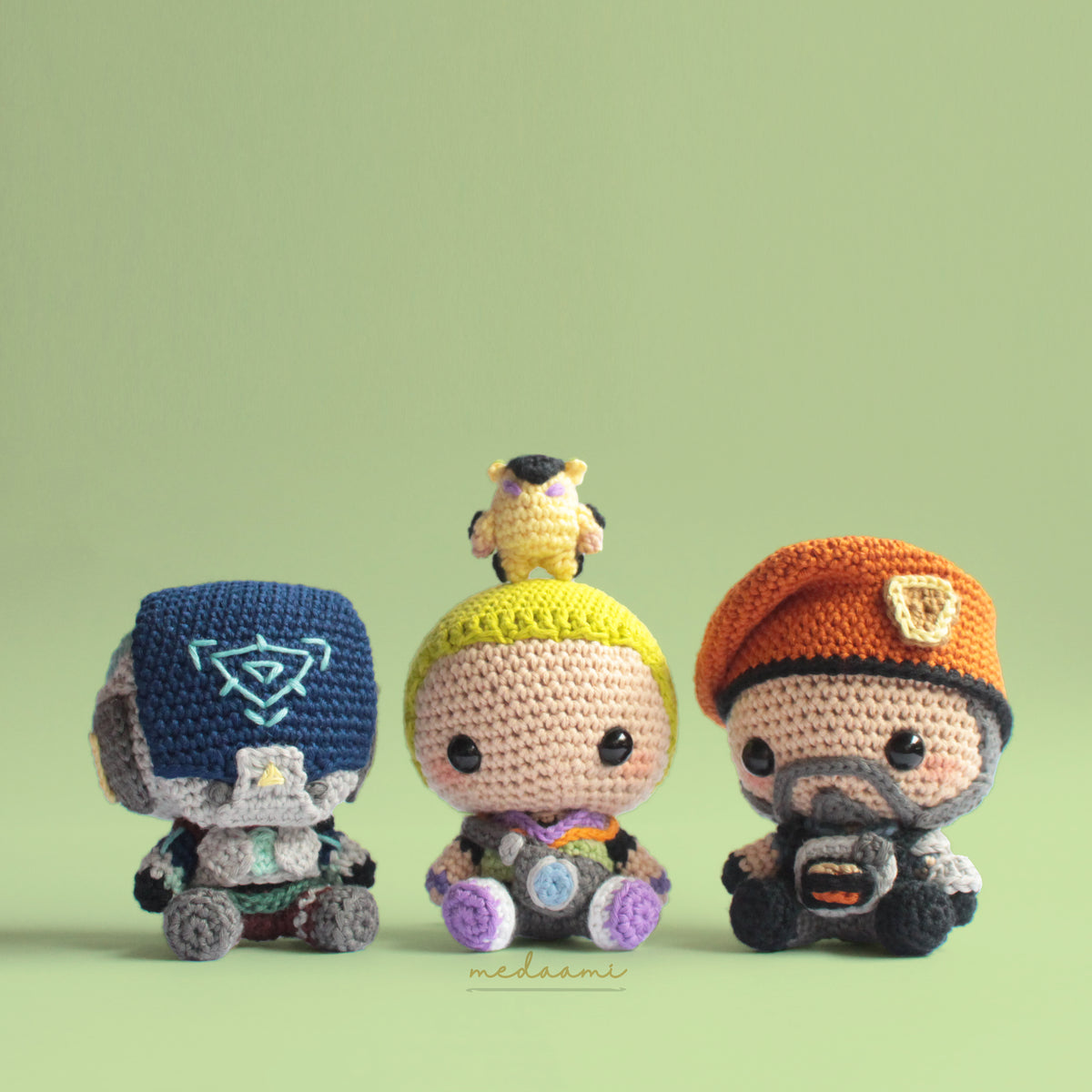 Kay/o Valorant Agent Amigurumi Crochet Doll Pattern – Medaami Patterns