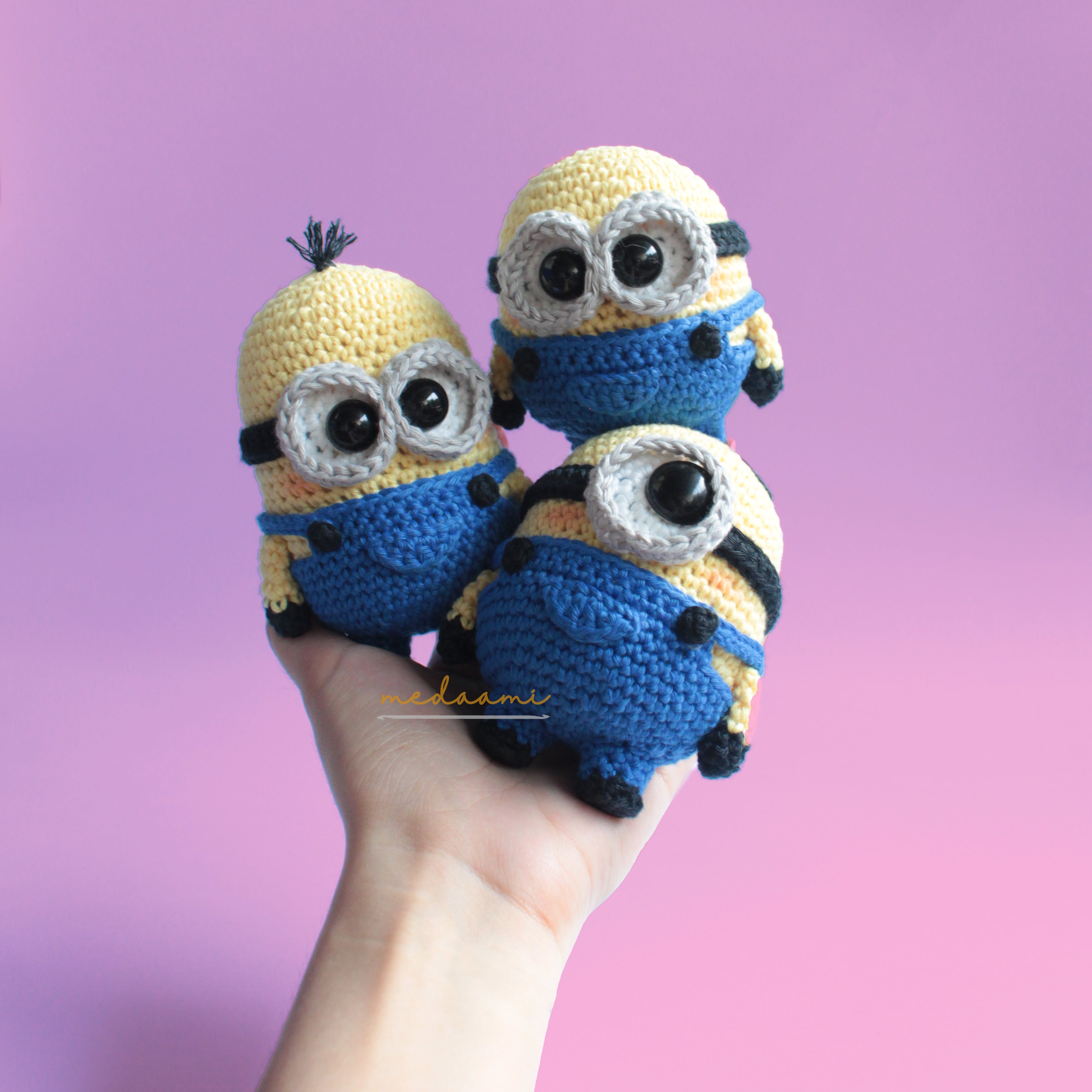 Crochet store minion doll