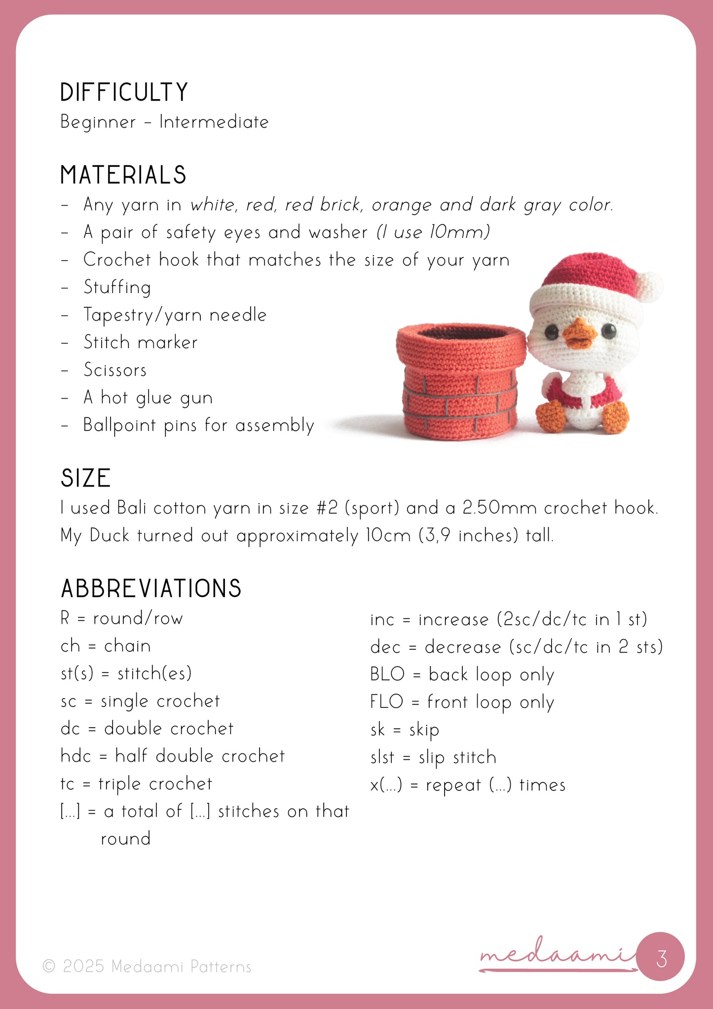 BUNDLE | Christmas Ducks Amigurumi