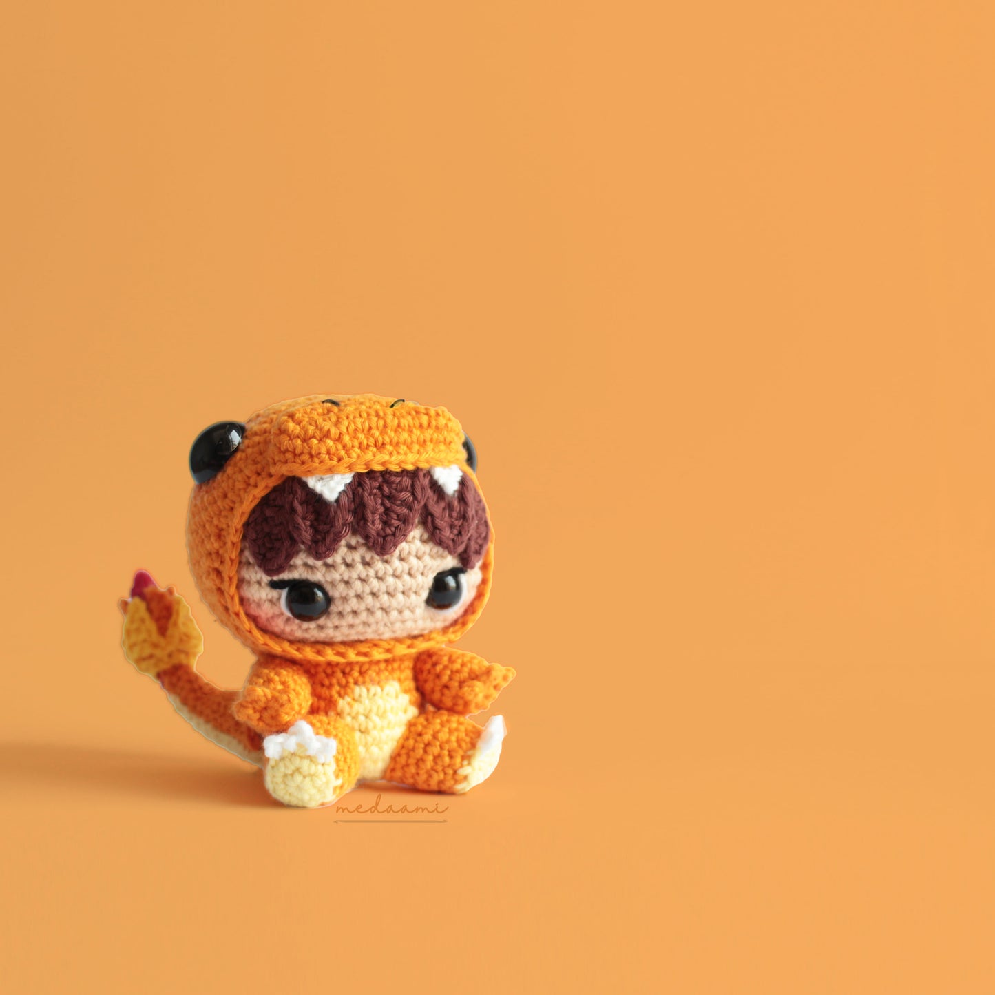 Fire Lizard Costume Boy Charmander inspired Amigurumi