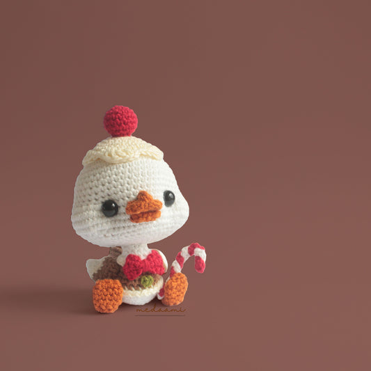 Christmas Gingerbread Duck Amigurumi