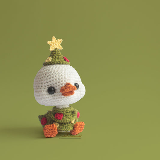 Christmas Tree Duck Amigurumi