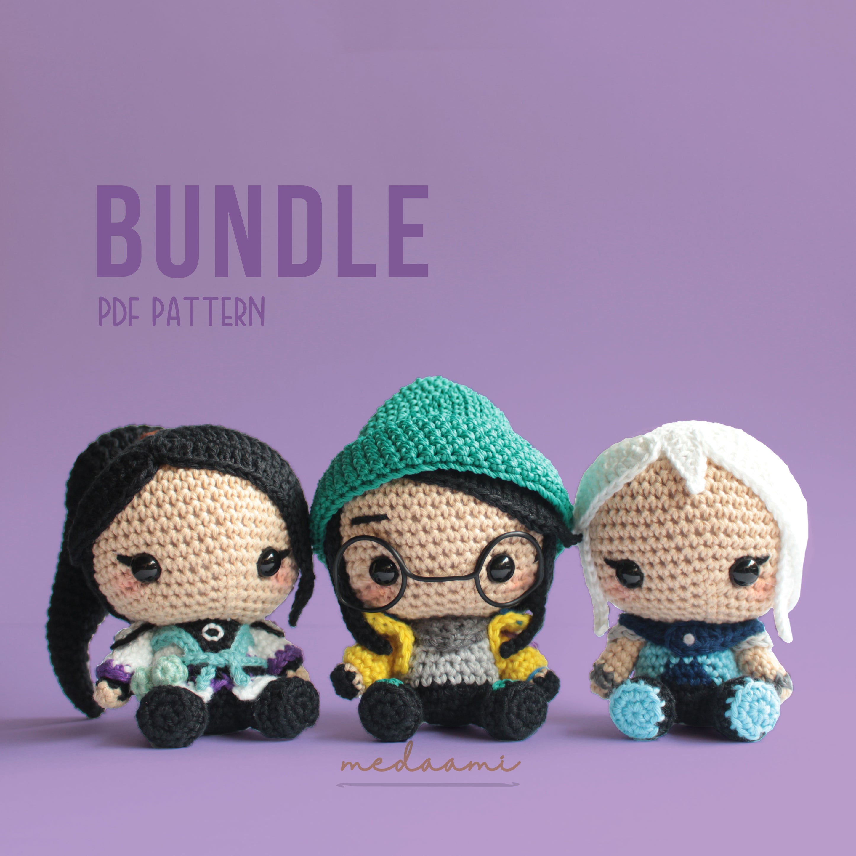18 Valorant Agents Amigurumi Crochet Doll Patterns – Medaami Patterns
